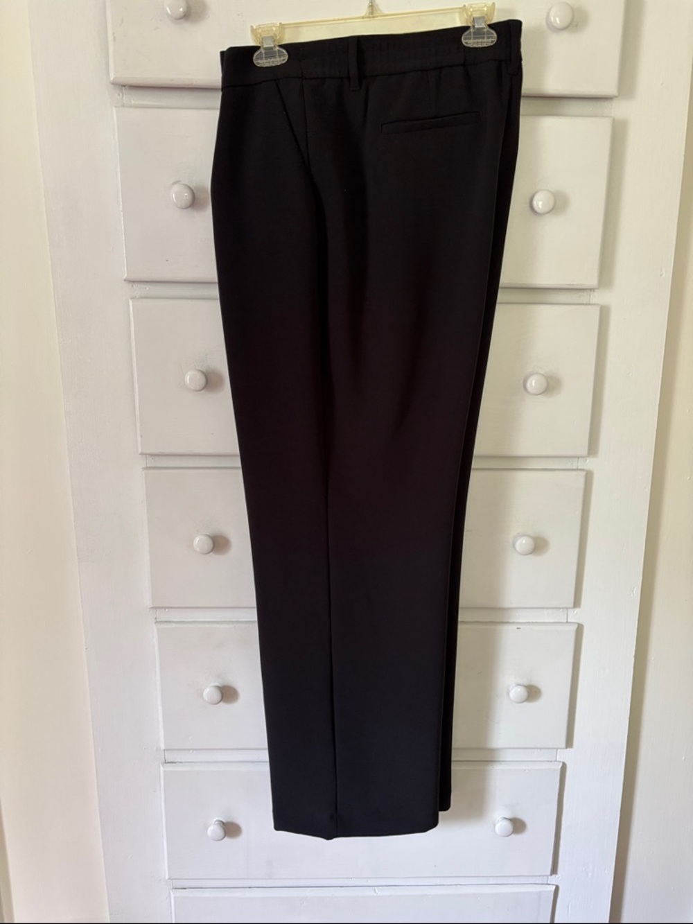 Lands End Black Womens Dress Pant